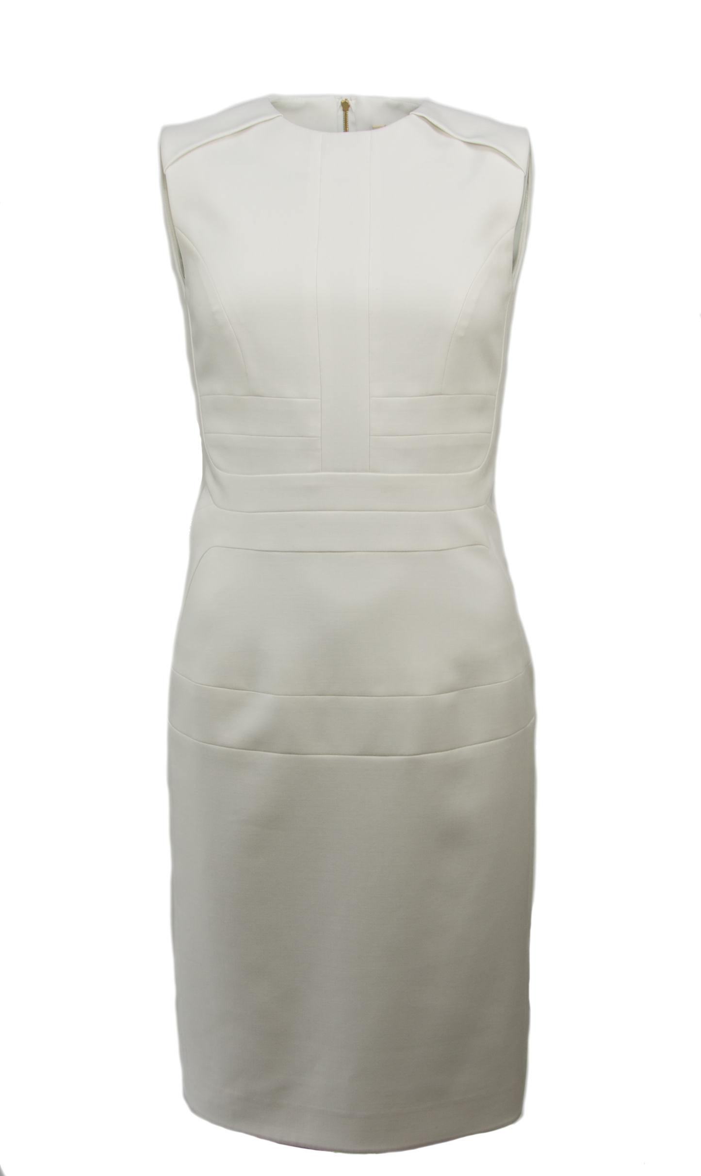 Sheath dress in white