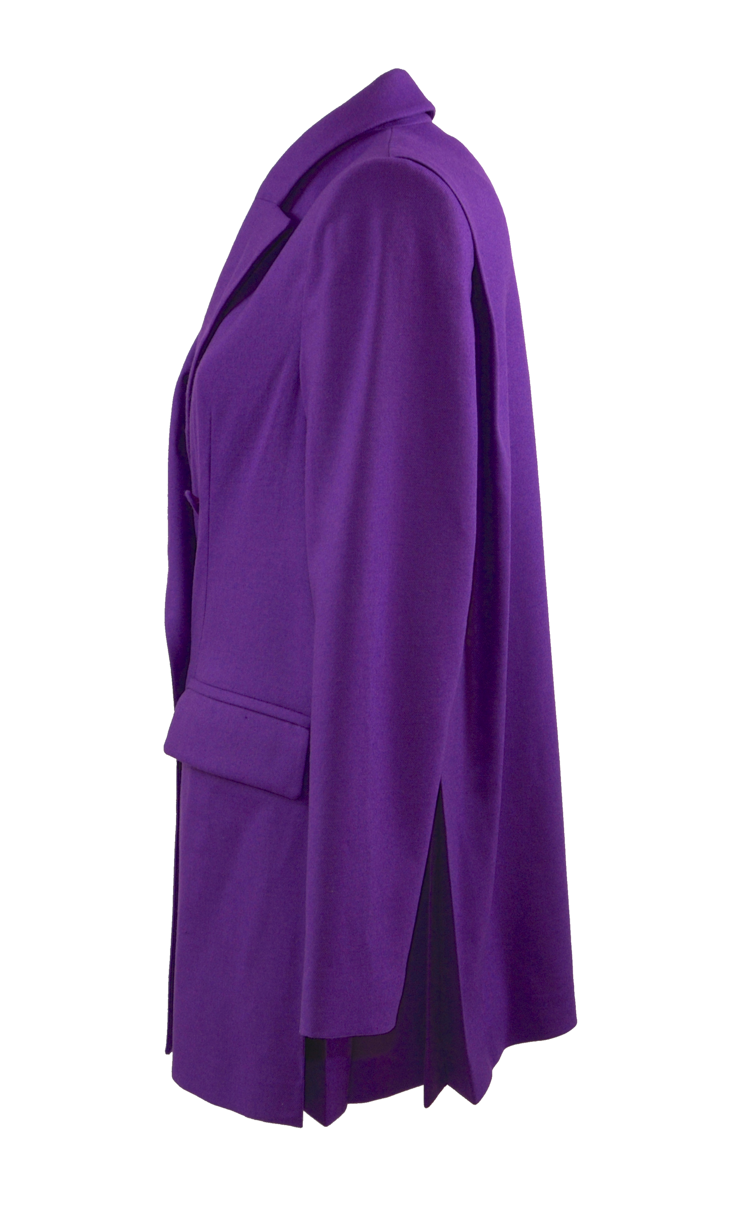 Oversized blazer in purple