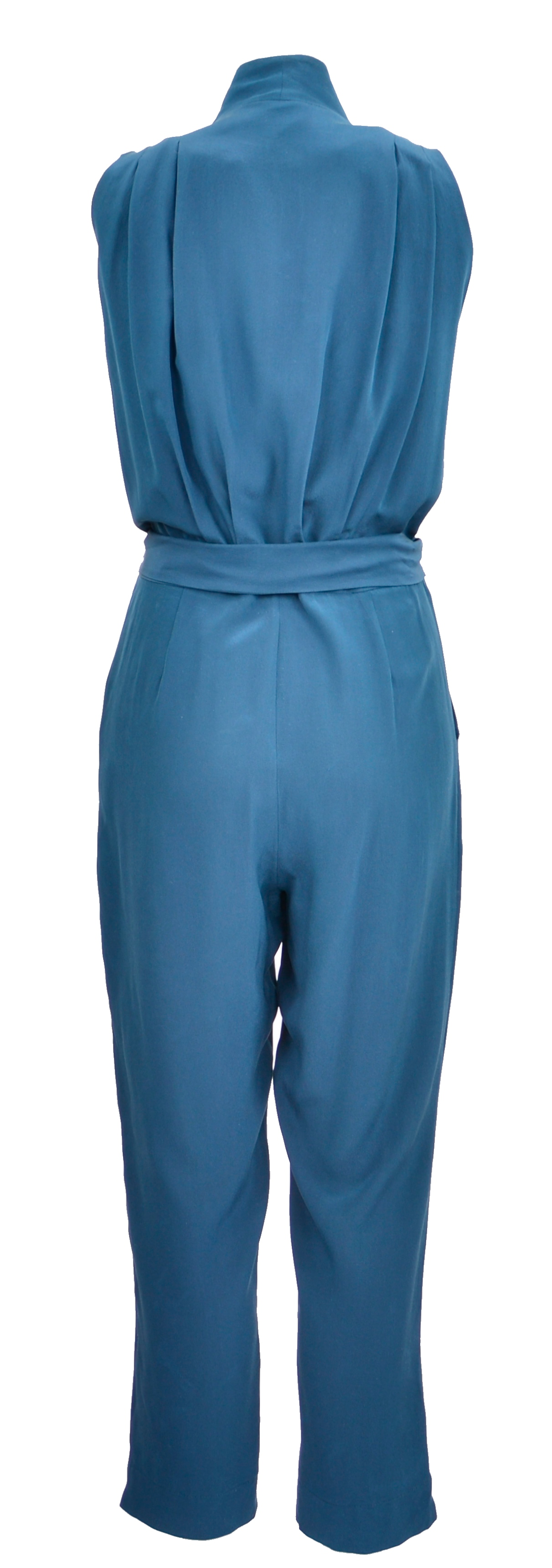 Navy jumpsuit jumpsuit blue in silk