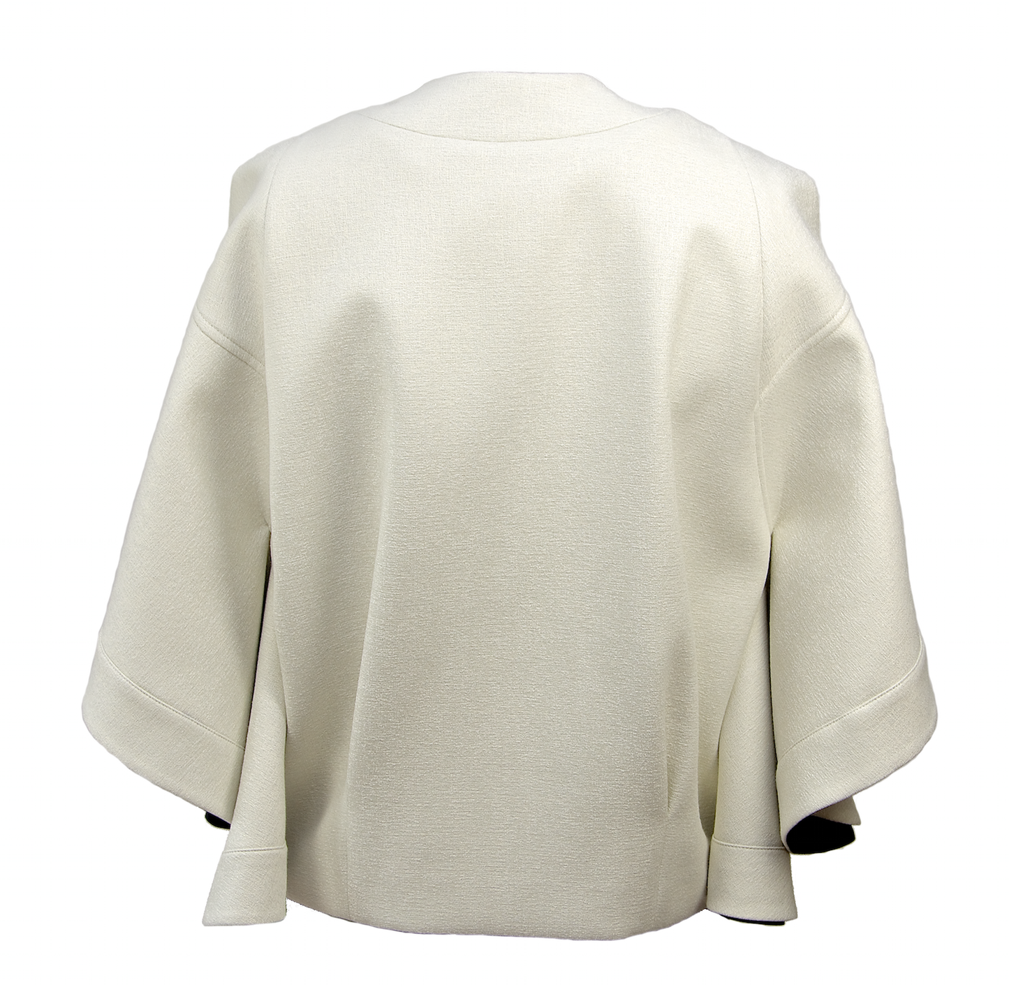 Elegant cape coat in white