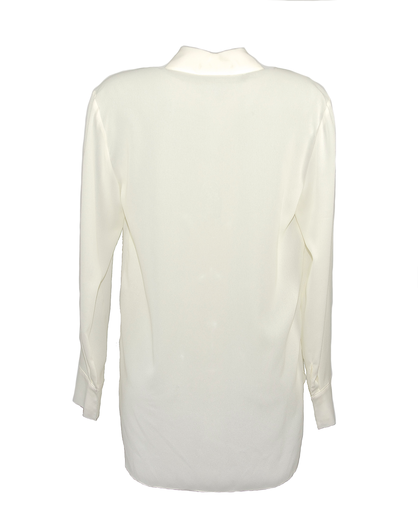 Blouse in cream white long sleeves