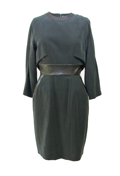 Black long-sleeved dress